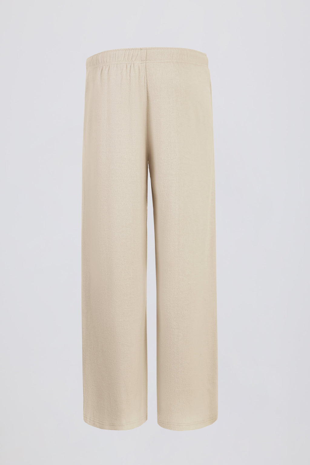 Tall Brushed Jersey Wide-Leg Joggers in Ecru