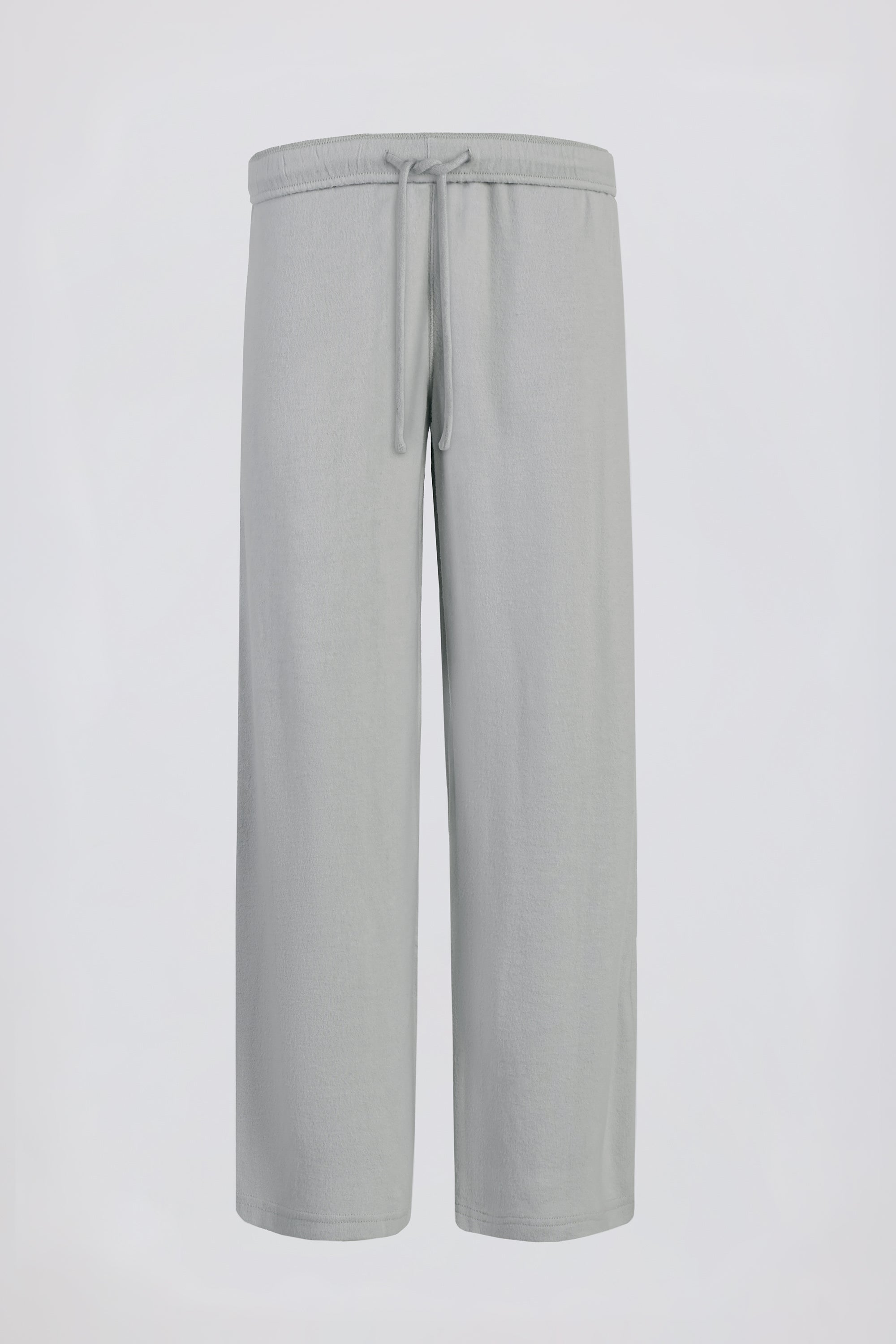 Tall Brushed Jersey Wide-Leg Joggers in Fog Grey
