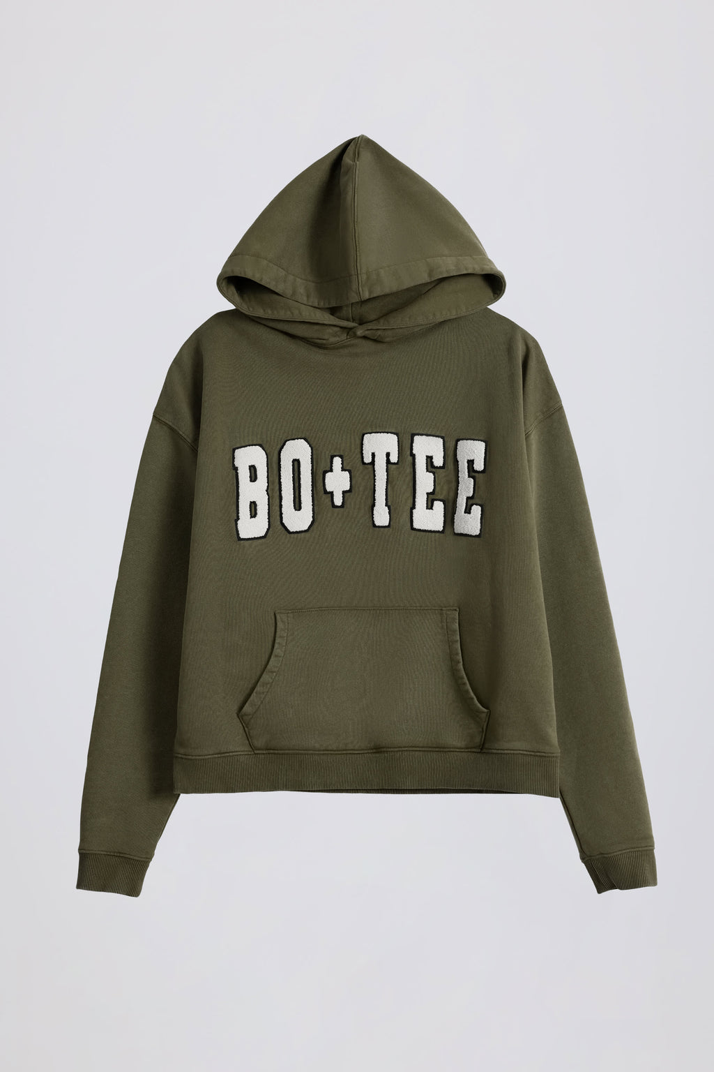 Acid Wash Oversized Hoodie in Light Green
